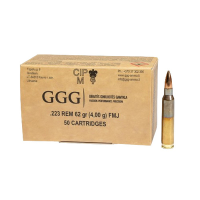 GGG Ammo .223 Rem FMJ 50/Box