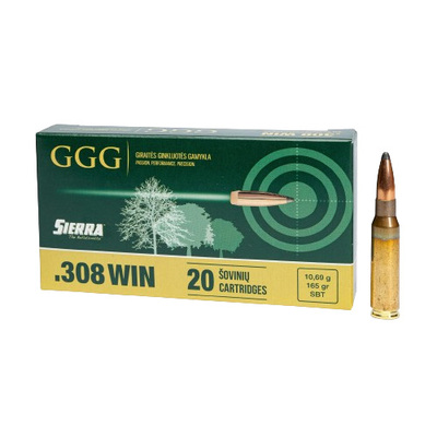 GGG Ammo .308 Win SBT Sierra Gameking 20/Box