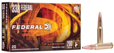 Federal Fusion Ammo 338 Federal 200gr 20/Box