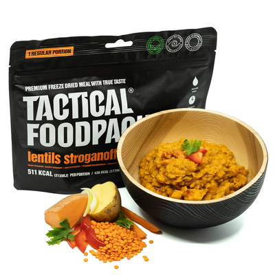 Tactical Foodpack Lentils Strogonoff