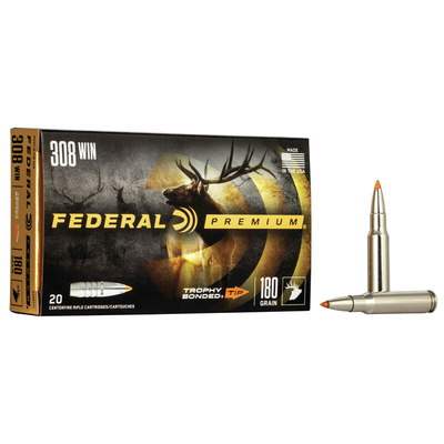 Federal Premium Ammo 308 Win Trophy Bonded TIP 20/Box