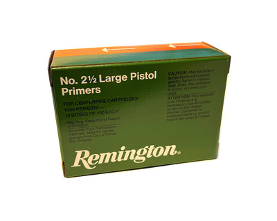 Remington Primer Large Pistol #2 1/2 1000/Box