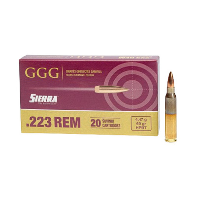 GGG Ammo .223 Rem Sierra Matchking 20/Box