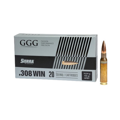 GGG Ammo .308 Win HPBT Sierra Matchking 20/Box