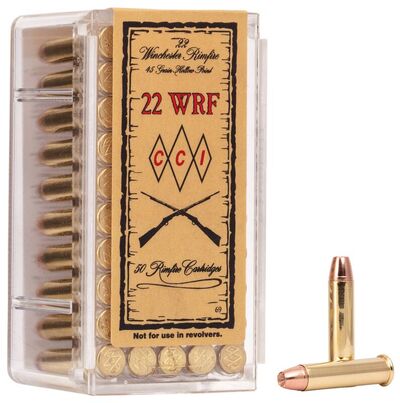 CCI Winchester Rimfire Ammo 22 WRF Jacketed HP 45gr 50/Box