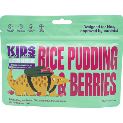 Tactical Foodpack Kids Rice Pudding with Berries